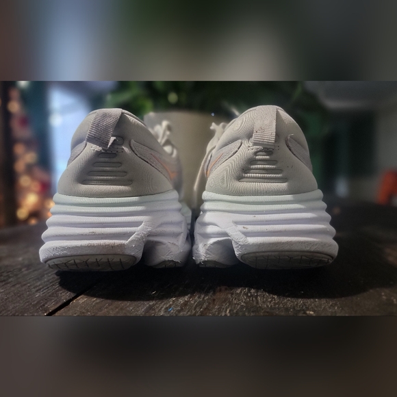 Hoka Women's Cream and Peach Athletic Shoes - Picture 2 of 6